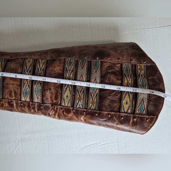 Old Gringo Brown Leather Heeled Boots Elina 7.5 Tall Boho - Picture 14 of 16